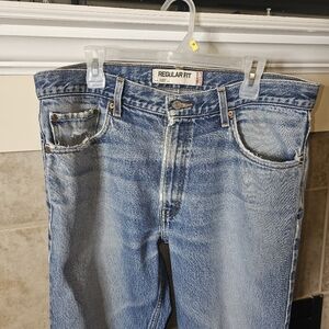 Levi's 505 Regular Fit Denim Jeans. Size 36x30.